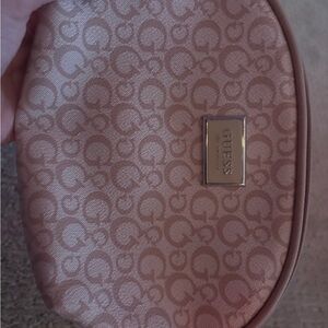 GUESS Blush Monogram Cosmetic Bag